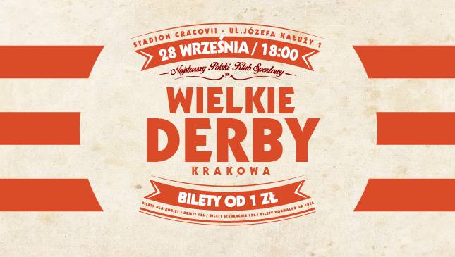Wielkie Derby Krakowa już za 10 dni!