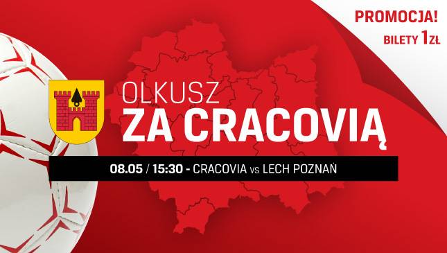 Małopolska za Cracovią: Olkusz na Lech Poznań!