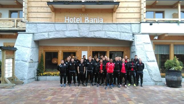 Piłkarze Cracovii w Hotelu Bania **** Thermal &Ski