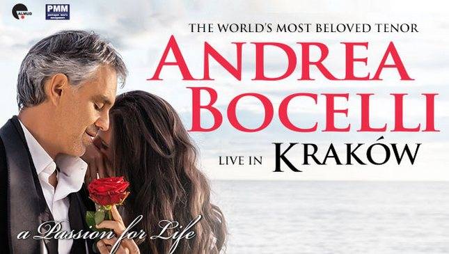  Andrea Bocelli już dziś wystąpi na Cracovii! Bilety się kończą!